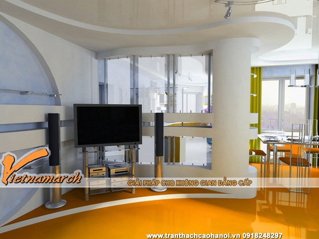 Mẫu trần thạch cao đẹp hiện đại