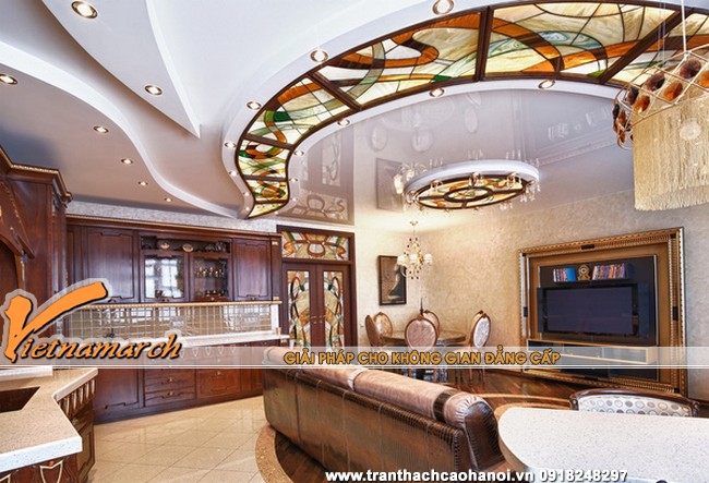 Như một tác phẩm nghệ thuật trên tran thach cao