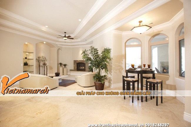 những phòng khách có không gian vừa phải