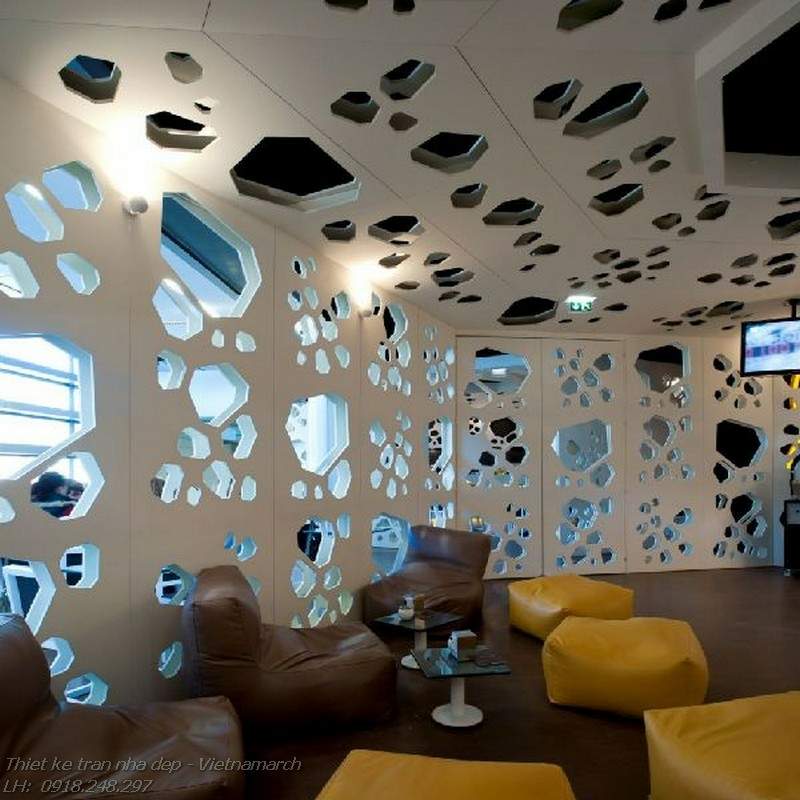 thiet ke tran vach dep