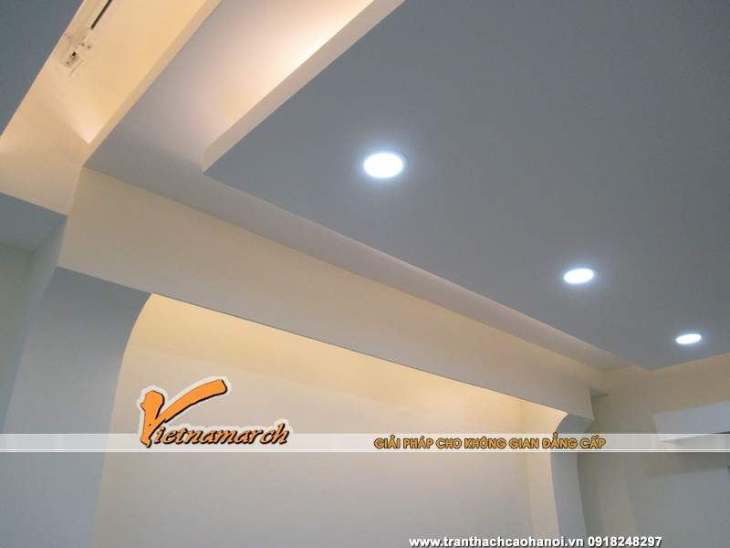 Trần thạch cao nhà anh Quang phòng 1601 HH2D Dương Nội 03