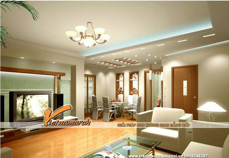 Phòng khách cho nhà không gian nhỏ