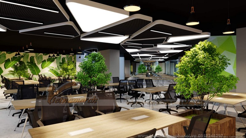 thiet ke tran du an up coworking space luong yen 4