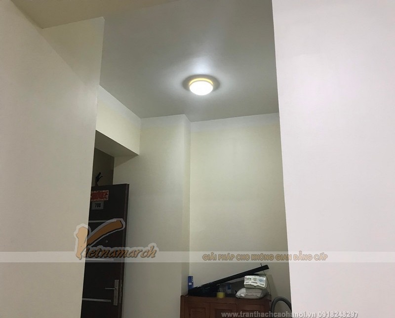 Dự án thi công trần thạch cao, đèn chiếu sáng cho căn hộ chung cư ngoại giao đoàn tại Hà Nội