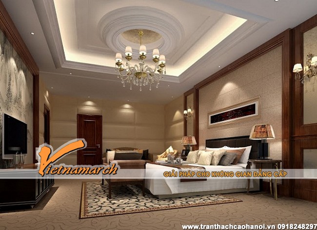 Mẫu trần thạch cao chung cư tại Trà Vinh
