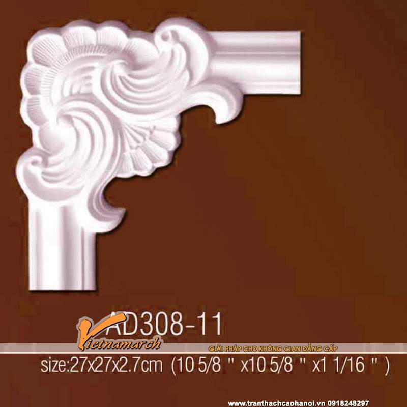 Góc trang trí trần tường tròn 05