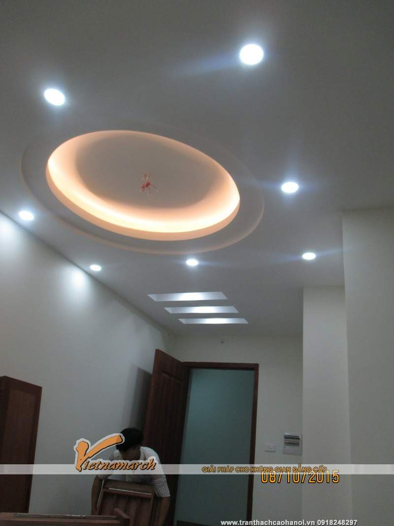 Làm trần thạch cao văn phòng tại KĐT Linh Đàm 01