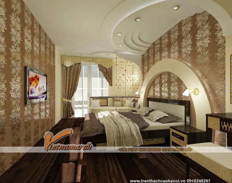12 mẫu trần thạch cao cổ điển - xu hướng thiết kế trần đẹp  12