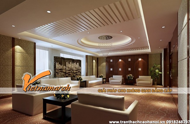 Mẫu trần thạch cao chung cư tại Trà Vinh
