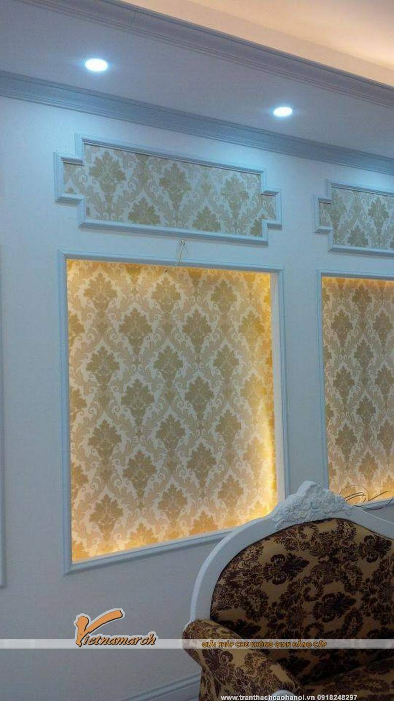 Hoàn thiện trần và vách thạch cao cho spa nhà anh Phóng
