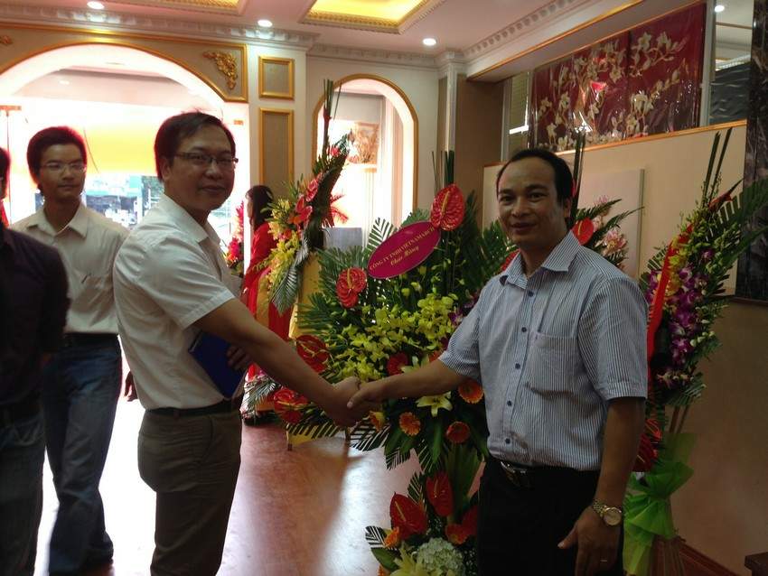 Đây cũng là công trình được Vietnamarch thiết kế và thi công trần thạch cao cũng như nội thất.