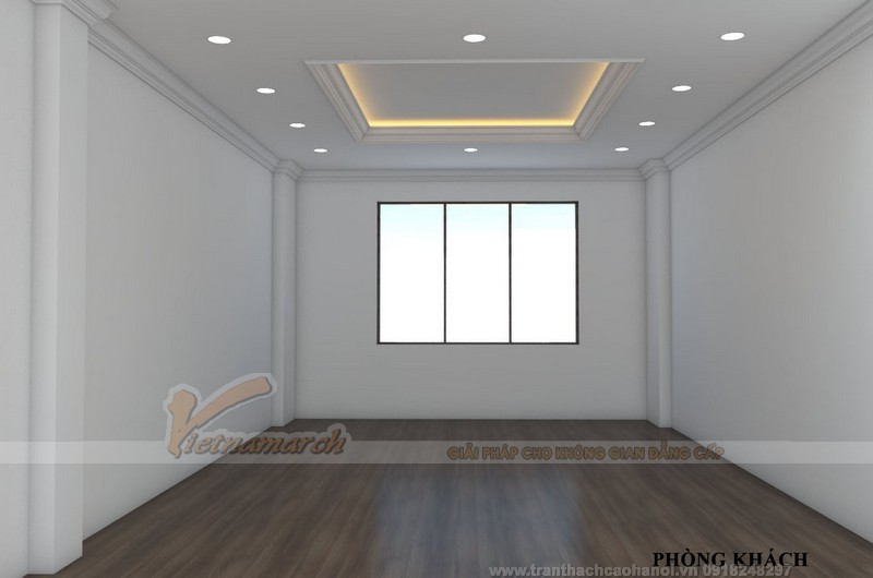 Phương án thiết kế hệ trần thạch cao nhà anh Tín - Lê Văn Lương