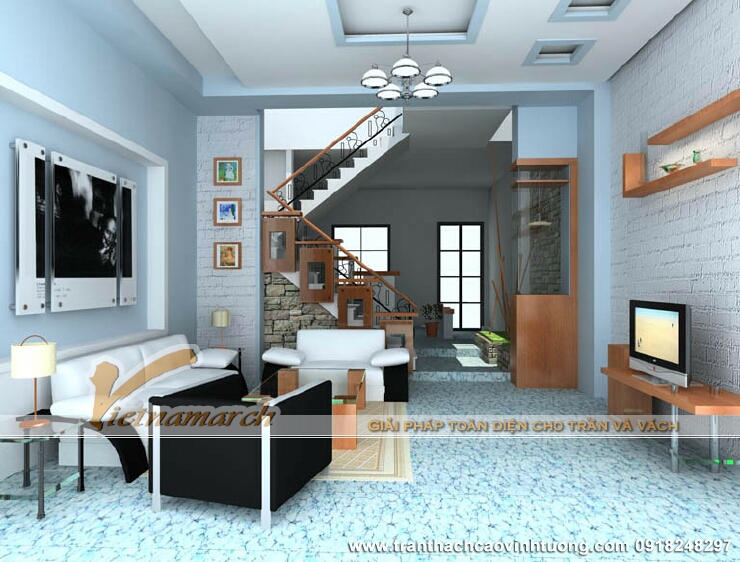 mau tran thạch cao nhà ống đẹp dành cho bạn