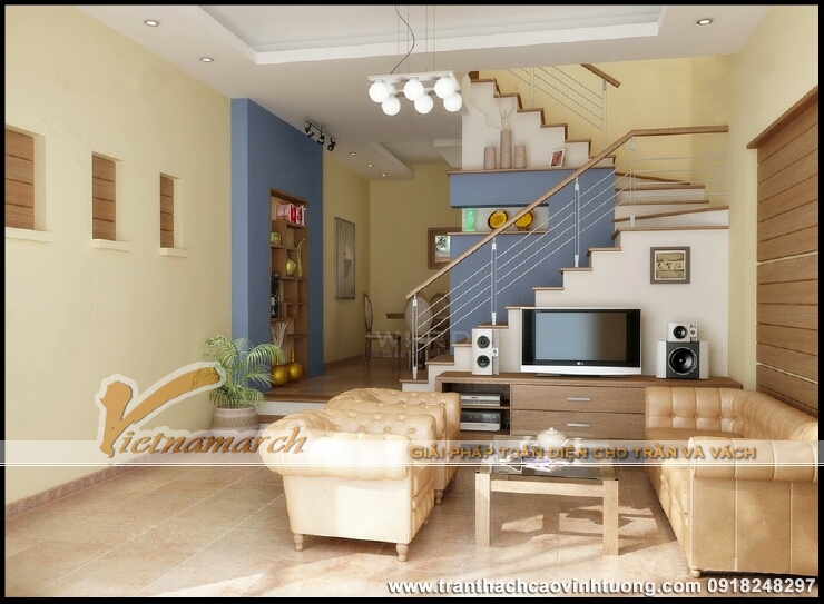 mau tran thạch cao nhà ống đẹp dành cho bạn