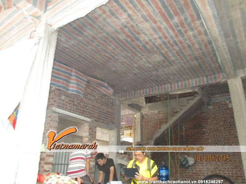 Khảo sát thi công trần thạch cao anh Chuẩn 175 Ô Chợ Dừa 04