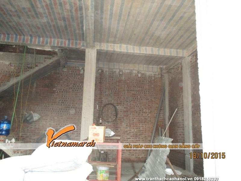 Khảo sát thi công trần thạch cao anh Chuẩn 175 Ô Chợ Dừa 05