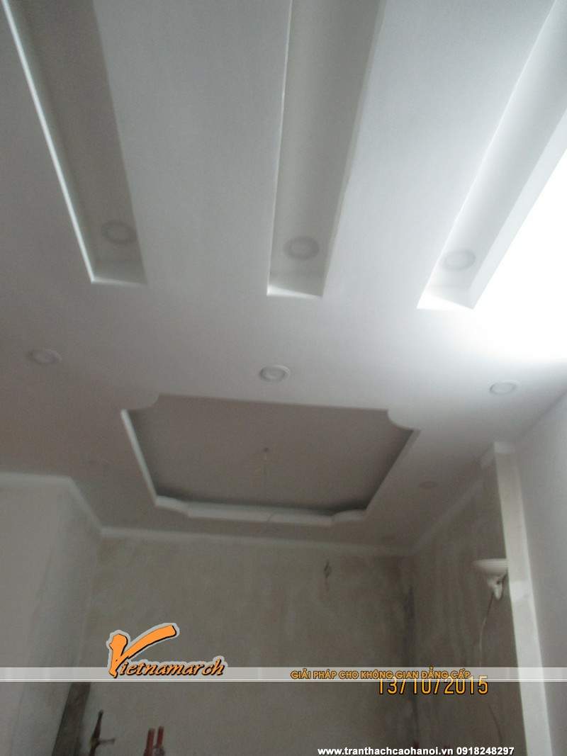 Trần thạch cao nhà anh Lưu số 29 ngõ 477 Kim Mã 01