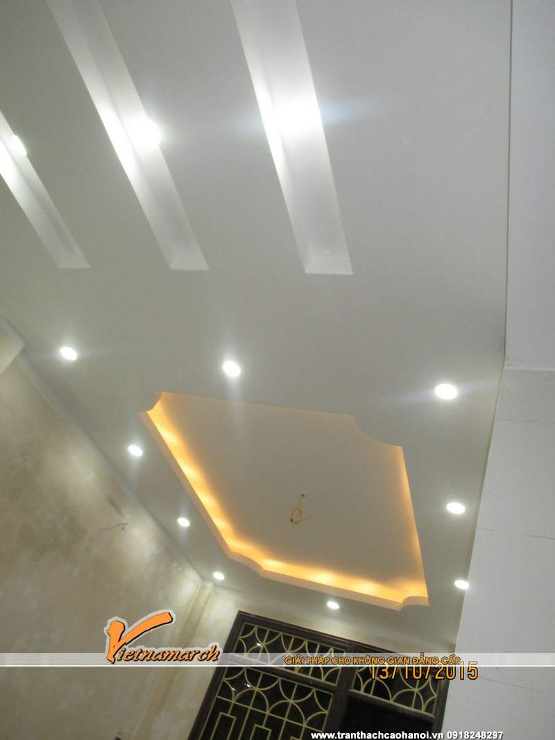 Trần thạch cao nhà anh Lưu số 29 ngõ 477 Kim Mã 08