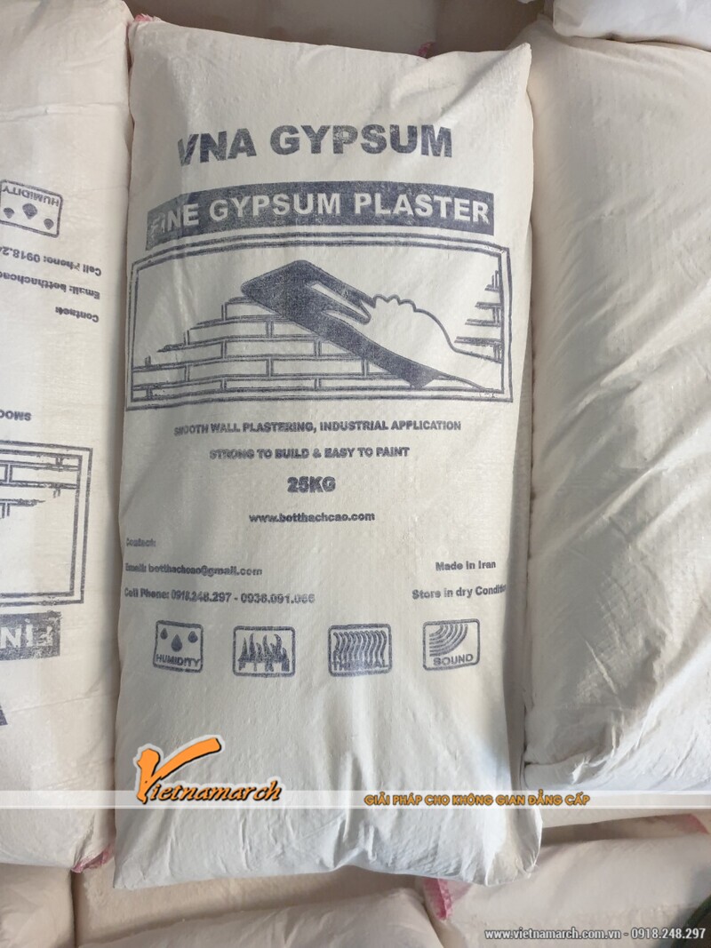 bot thach cao min vna gypsum