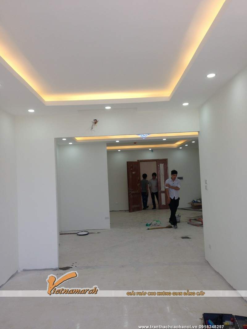 Hoàn thiện hệ trần cho nhà anh Quyết P1806 CC Đông Đô 17