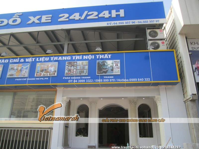 hoShowroom phào chỉ và vật liệu trang trí nội thất nhà anh Nghĩa số 69 Lê Văn Lương