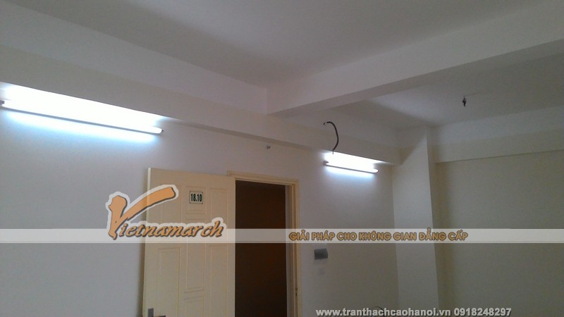 Khảo sát hiện trạng trần nhà anh Dũng chung cư XP Homes