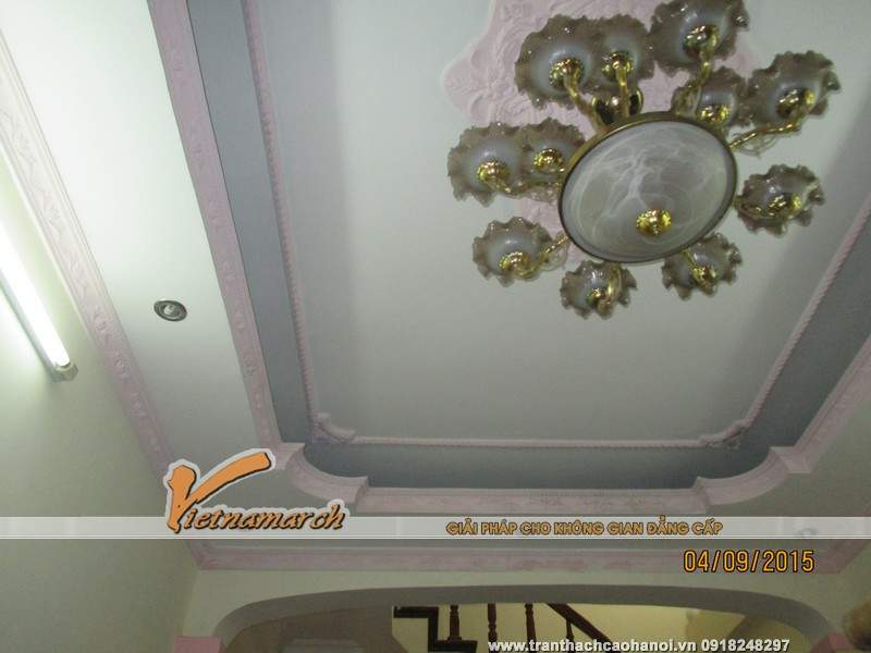 Làm trần thạch cao cho nhà anh Thủy số 3 ngõ 54 Vũ Trọng Phụng 06