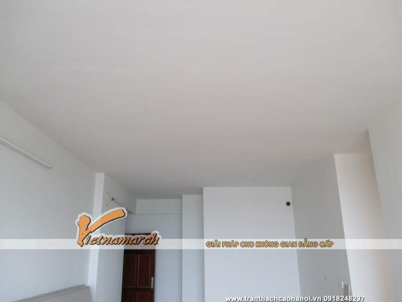 Thi công làm trân thạch cao cho nhà anh Nghĩa tại Tây Mỗ 02