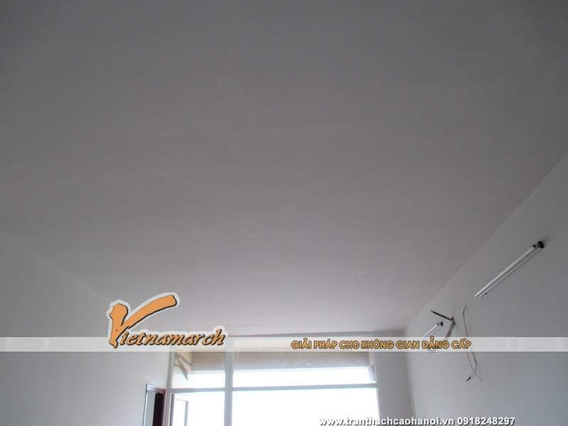 Thi công làm trân thạch cao cho nhà anh Nghĩa tại Tây Mỗ 03