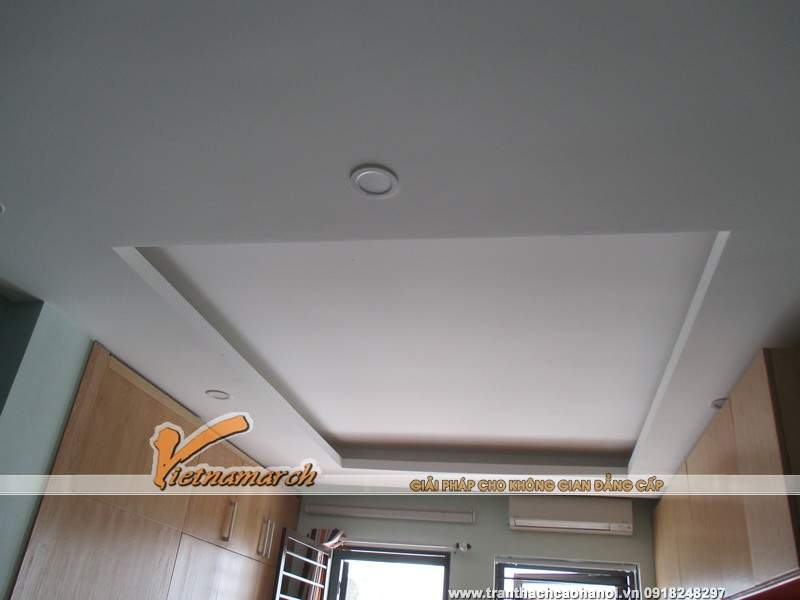 Hoàn thiện trần thạch cao nhà chị Yến 61 Tô Hiến Thành 02