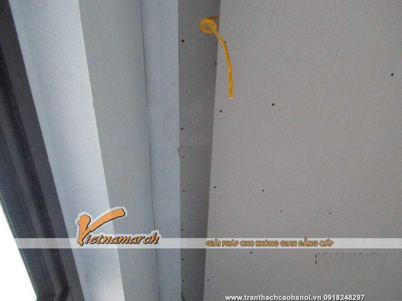 Hoàn thiện trần thạch cao nhà chị Yến 61 Tô Hiến Thành 03