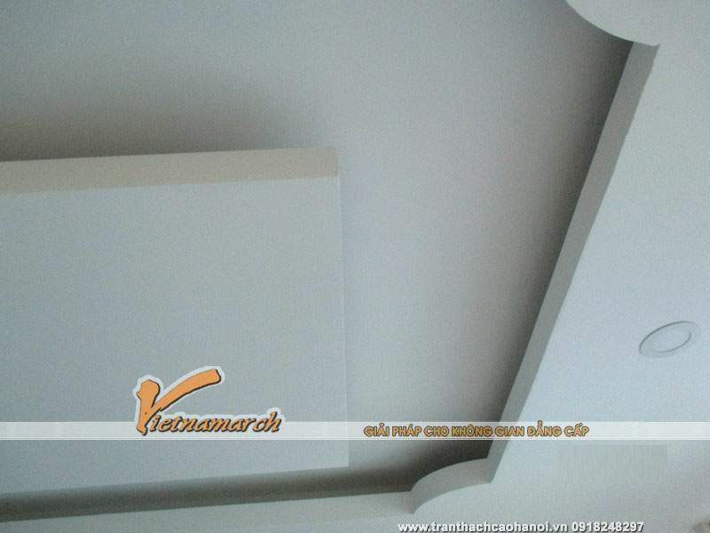 Hoàn thiện trần thạch cao nhà chị Yến 61 Tô Hiến Thành 06