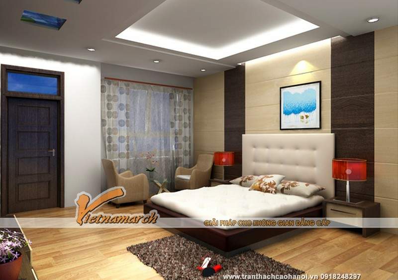 Trần vách thạch cao chống nóng cho phòng ngủ của bạn 