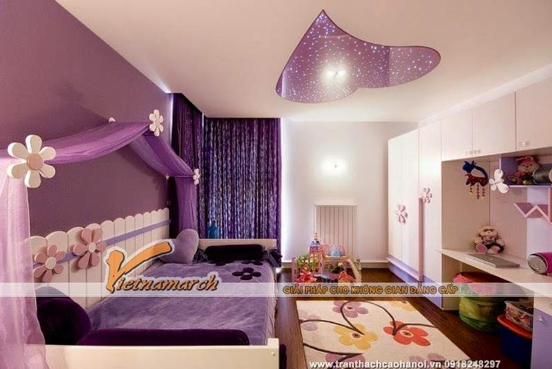 Tư vấn thiết kế phòng trẻ em cực cool với trần thạch cao 03