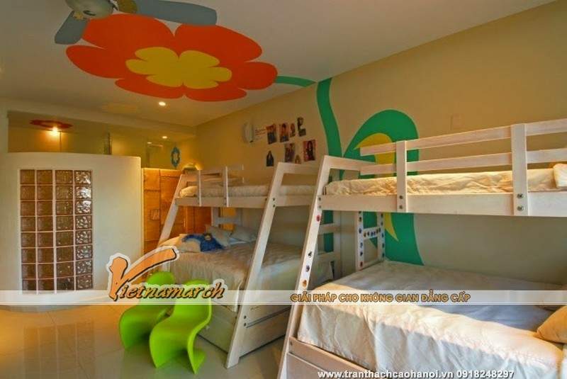 Tư vấn thiết kế phòng trẻ em cực cool với trần thạch cao 05