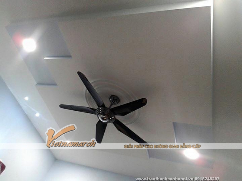 Hoàn thiện trần thạch cao nhà anh Nam ở Tôn Đức Thắng, Đống Đa, Hà Nội 3