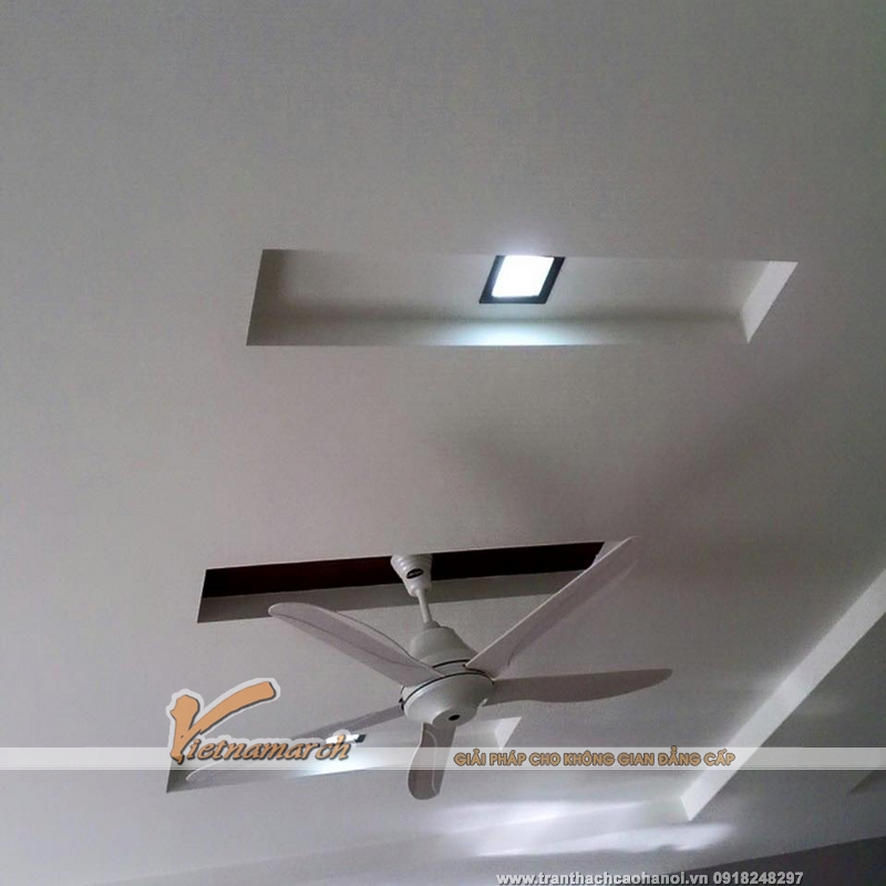 Hoàn thiện trần thạch cao nhà anh Nam ở Tôn Đức Thắng, Đống Đa, Hà Nội 4