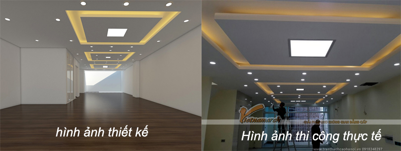 hình ảnh mẫu trần thạch cao đẹp