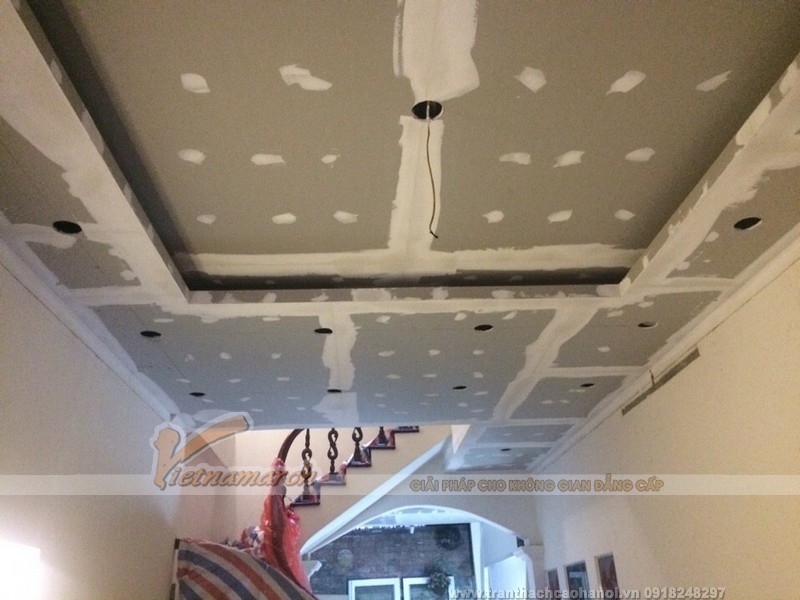 Xử lý mối nối trần thạch cao