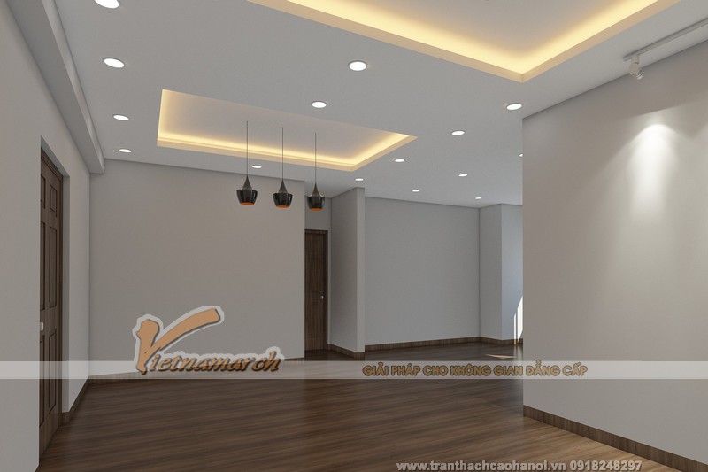 Thiết kế trần thạch cao cho phòng khách