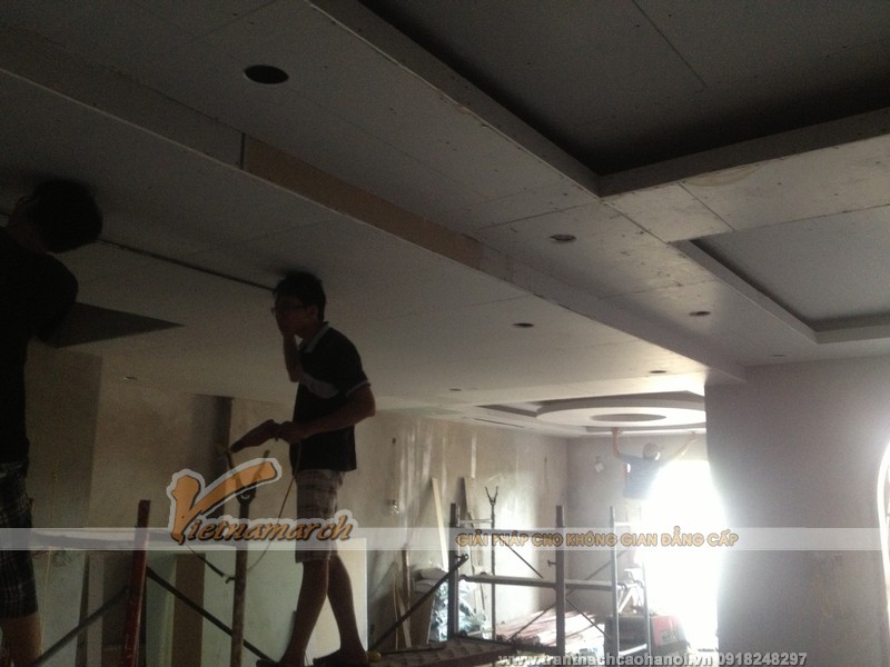 Thi công trần thạch cao tại Tây Mỗ