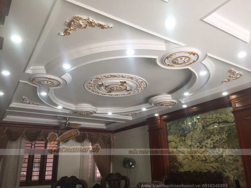 Phào chỉ trần thạch cao cổ điển
