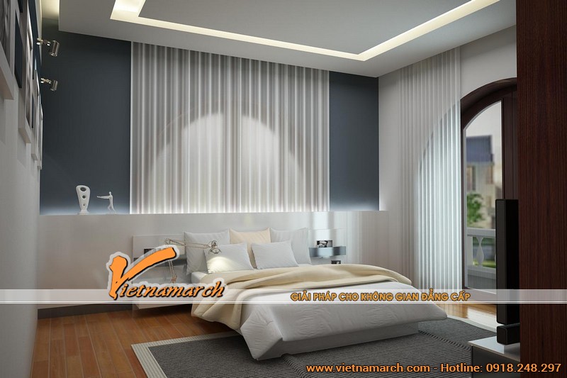 Thiết kế trần thạch cao phòng ngủ