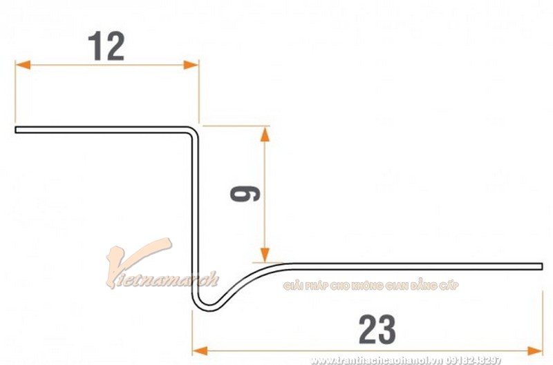 Cấu tạo của thanh Z lưới