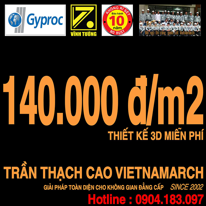 Thi công trần thạch cao tại Thanh Hóa