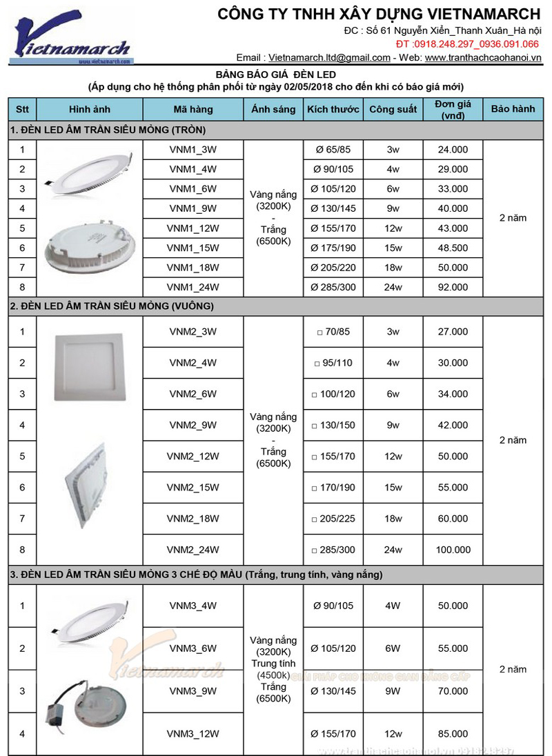 bao gia den led 2018 vietnamarch011