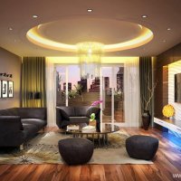Mẫu trần thạch cao giật cấp