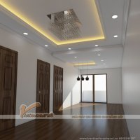 Mẫu trần thạch cao phòng khách