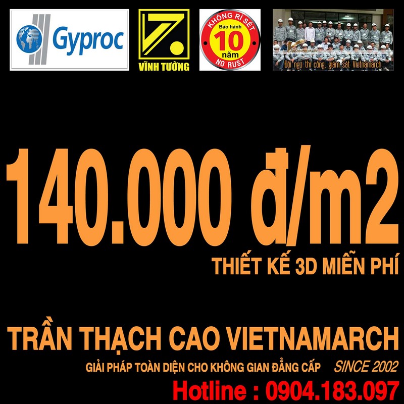 Thi công trần thạch cao