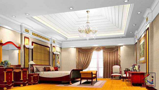 Mẫu trần thạch cao phòng ngủ đẹp 06